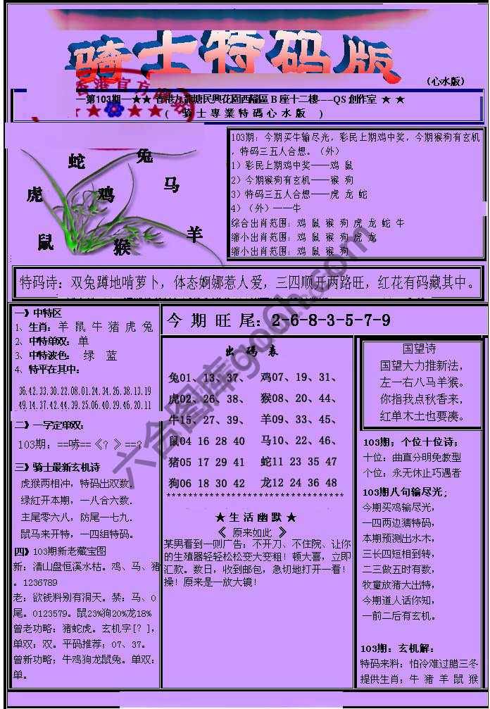 另类骑士特码版