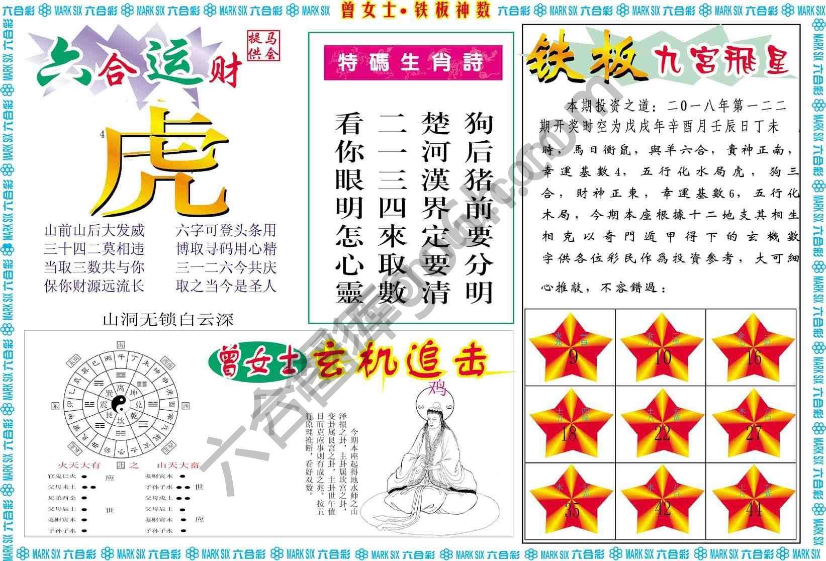 曾女士铁板神数