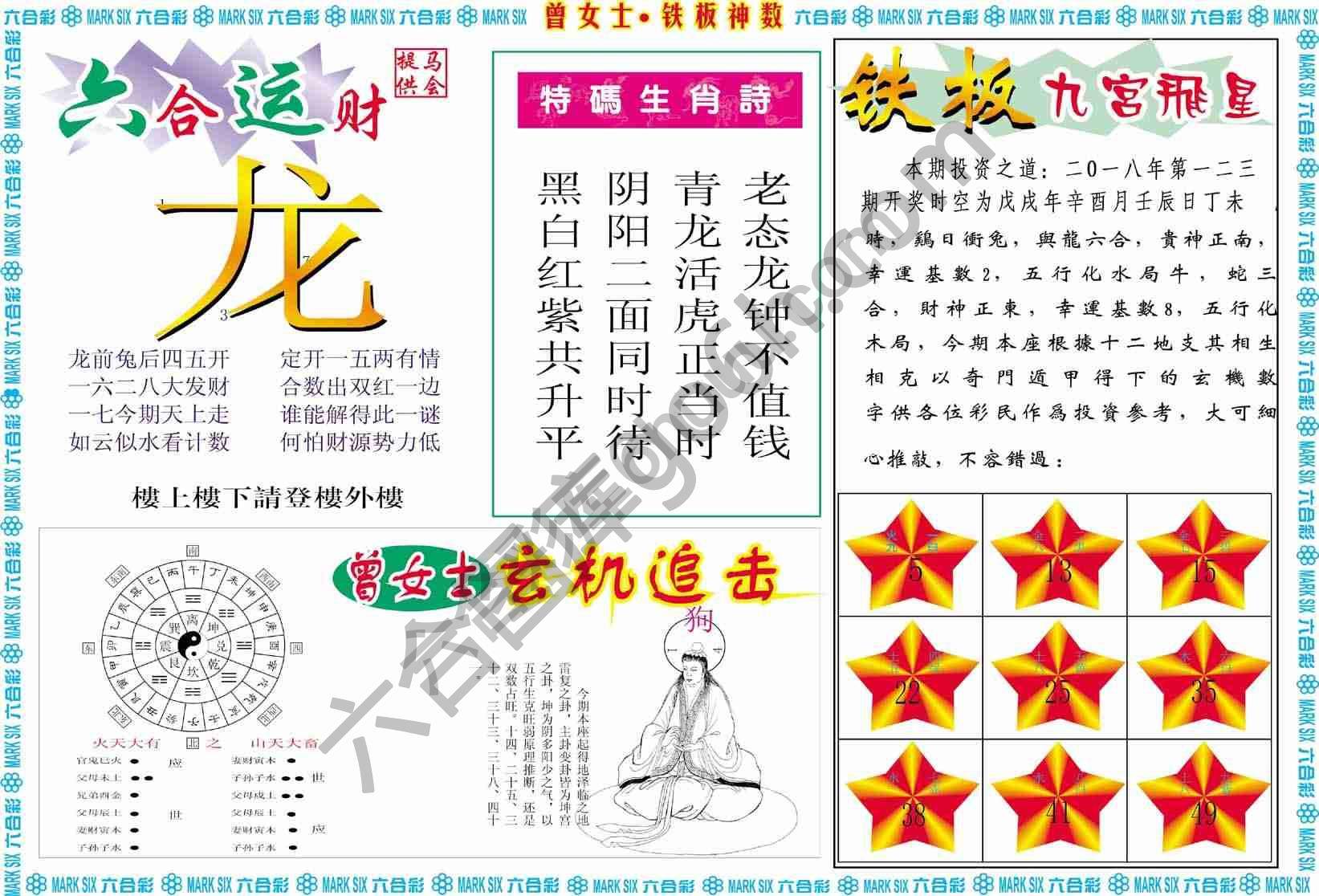 曾女士铁板神数