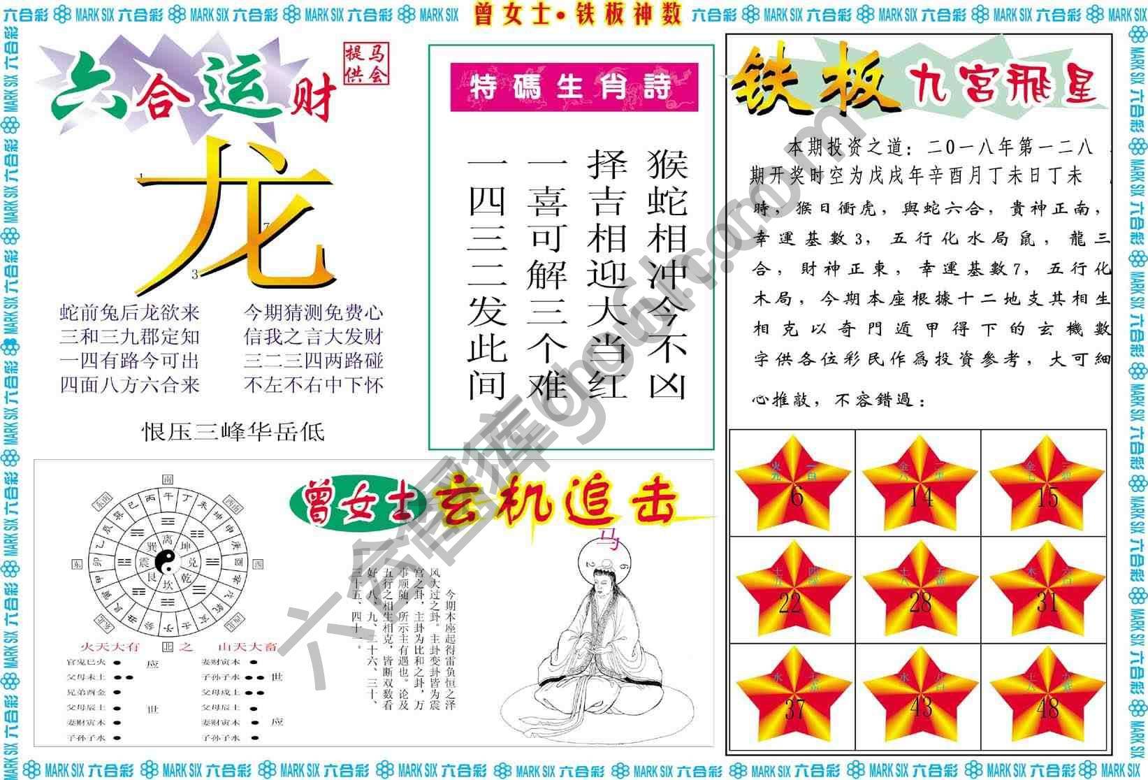 曾女士铁板神数