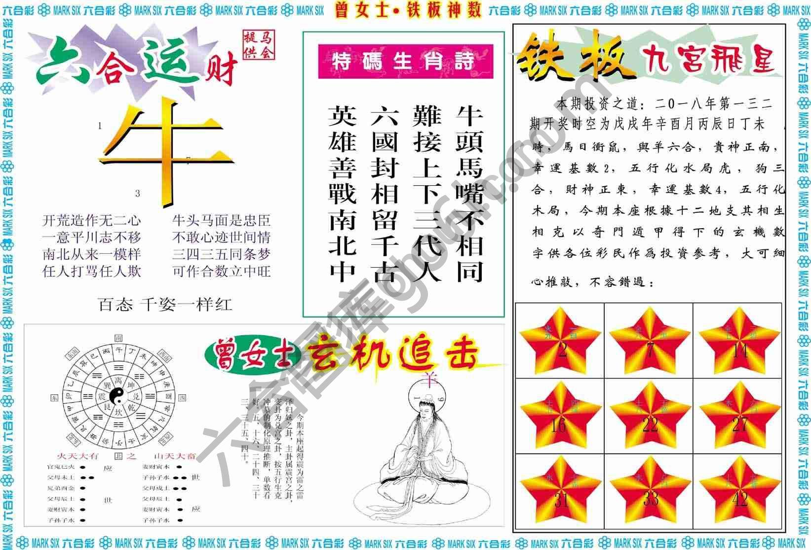 曾女士铁板神数