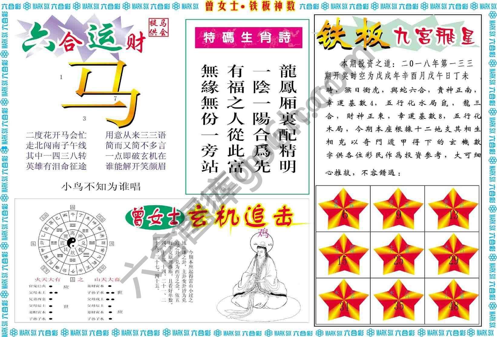 曾女士铁板神数