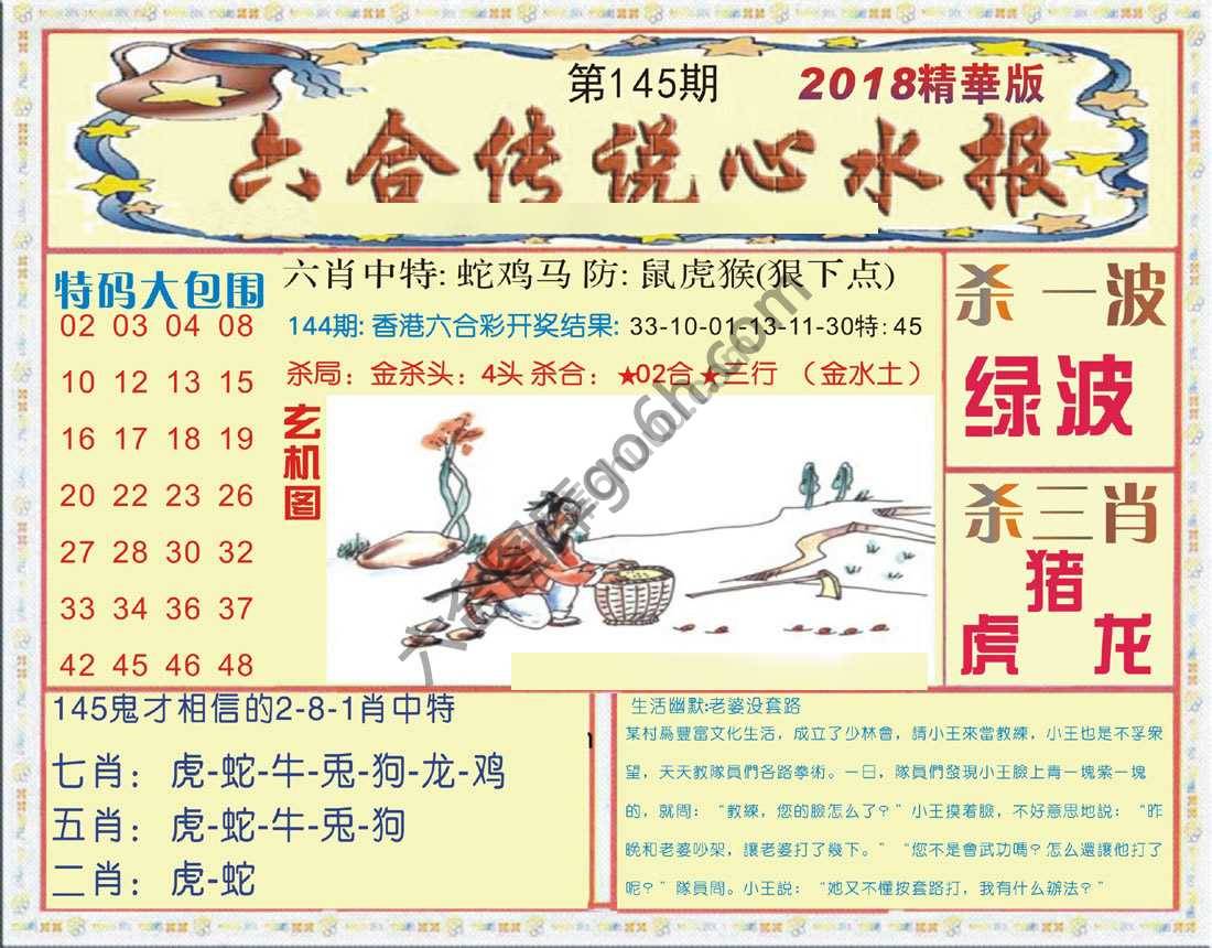 六合传说心水报