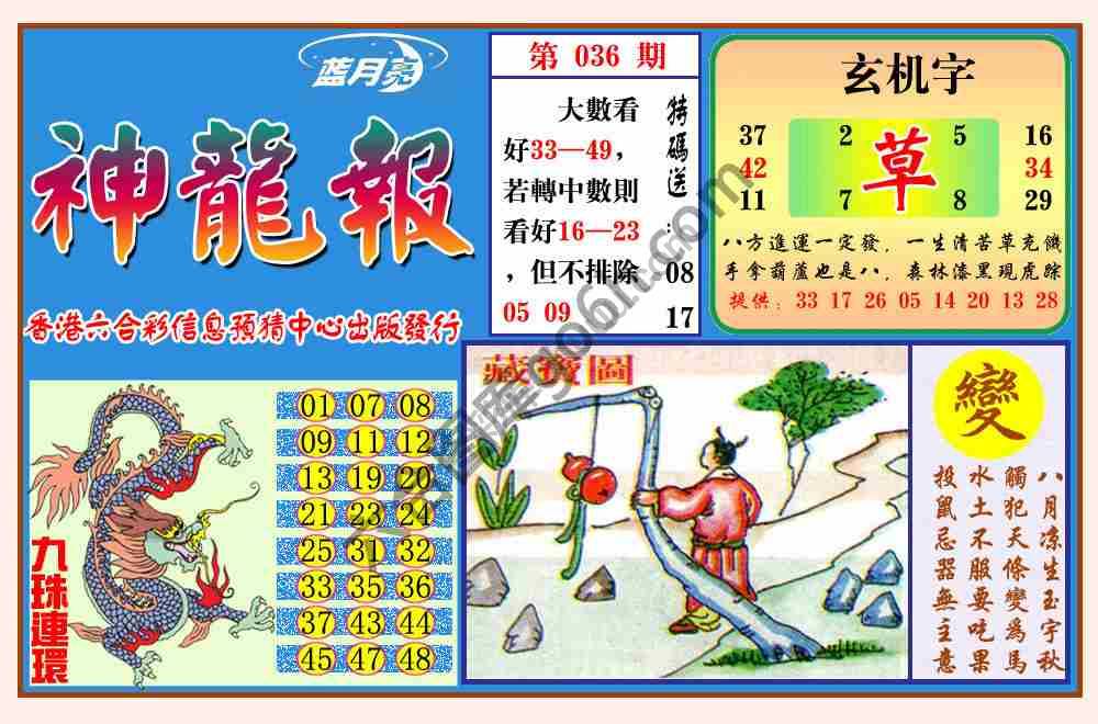 蓝月亮神龙报