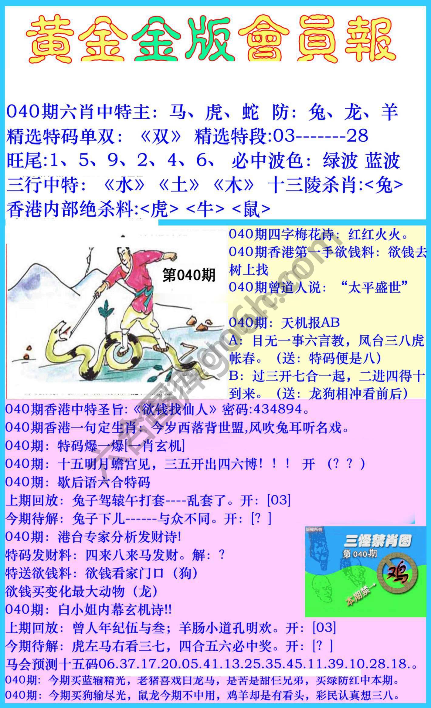 黄金金版会员报