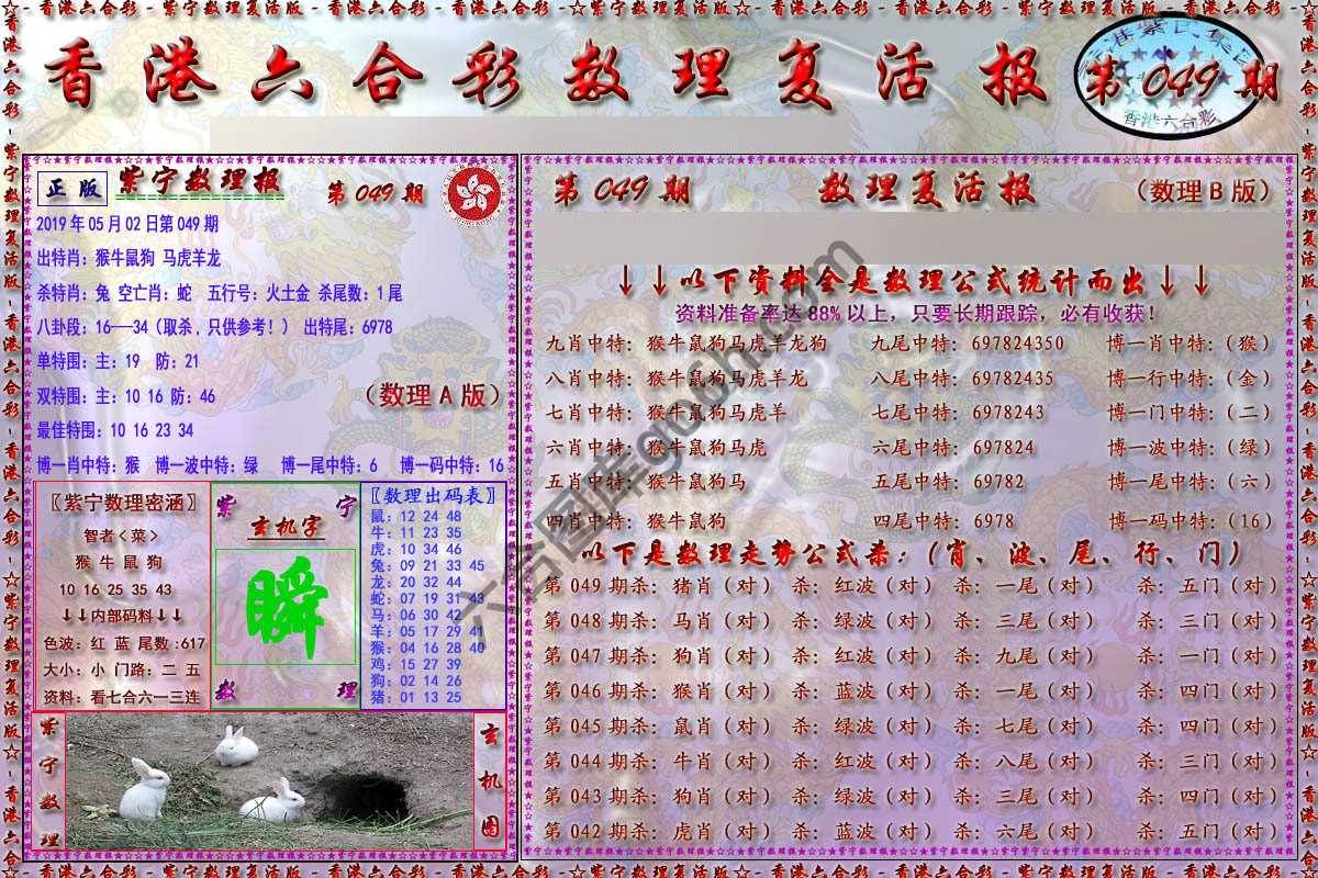 数理复活报