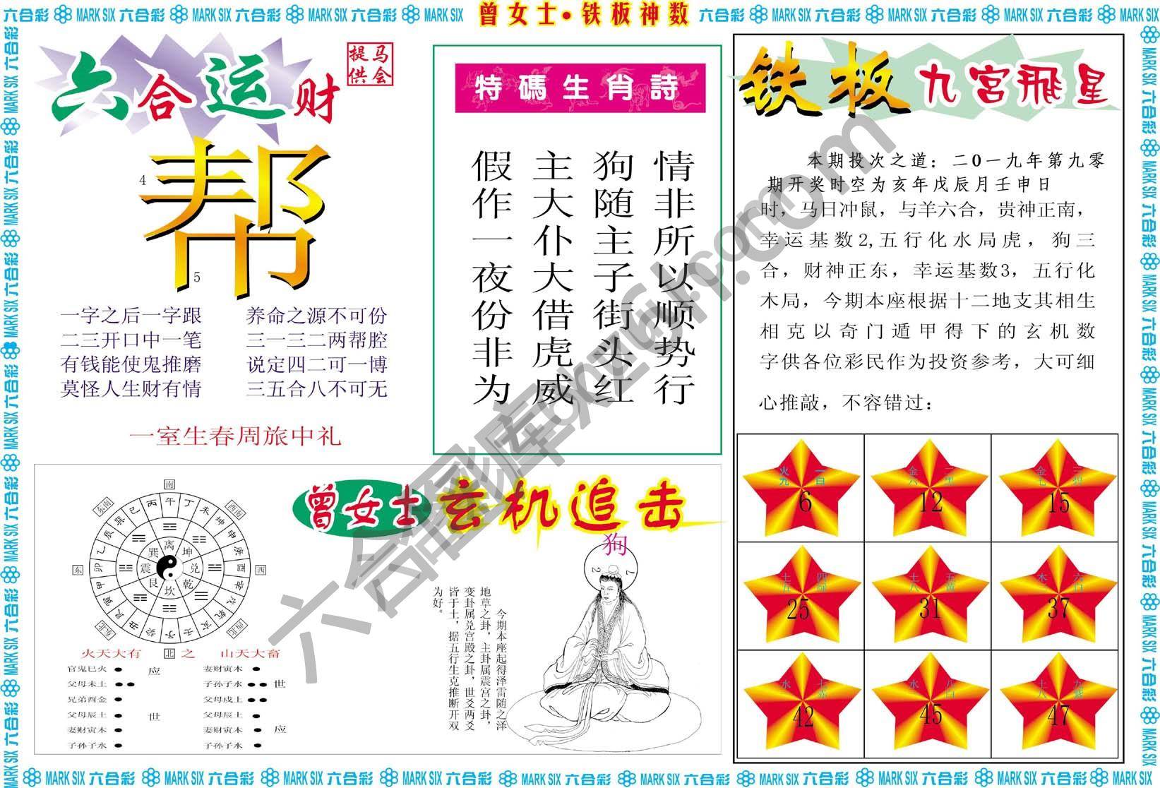 曾女士铁板神数