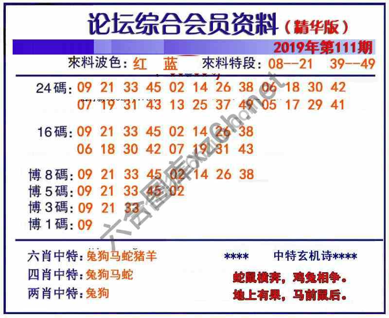 综合会员资料