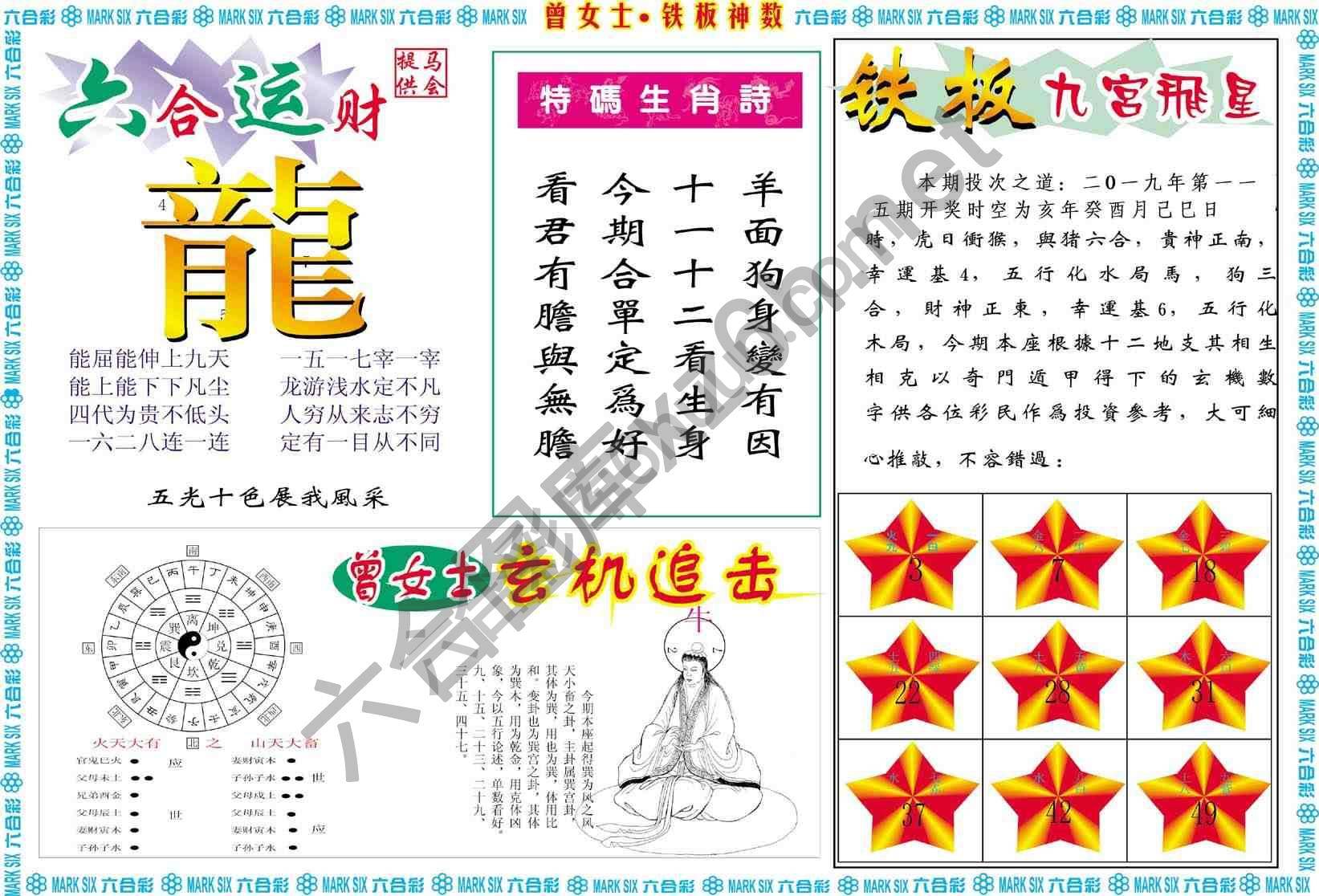 曾女士铁板神数