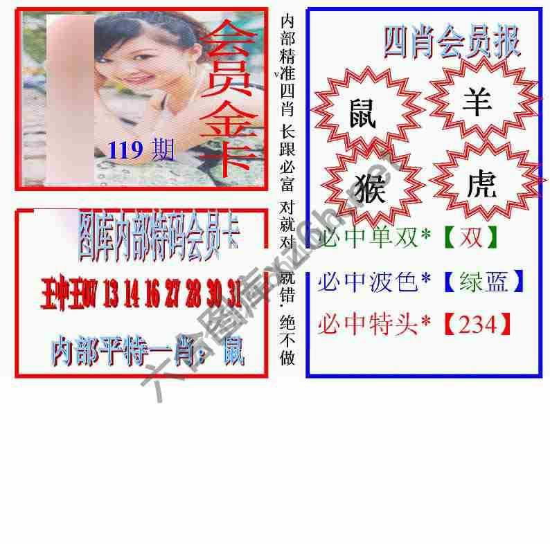 马经四肖会员报