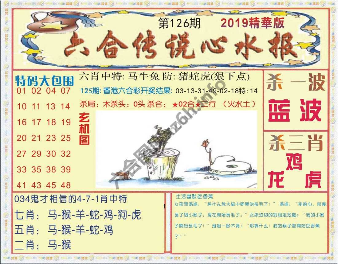 六合传说心水报