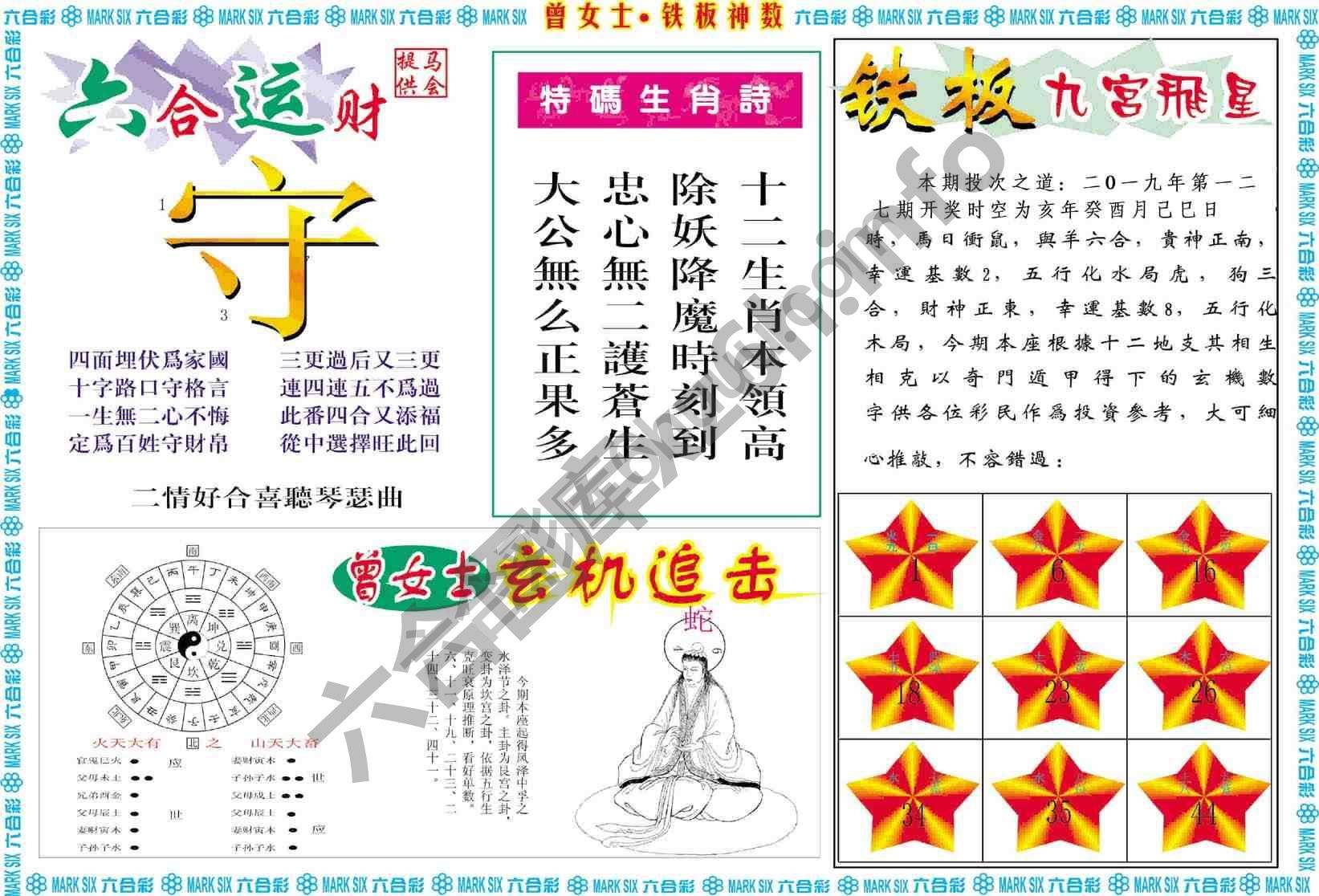 曾女士铁板神数