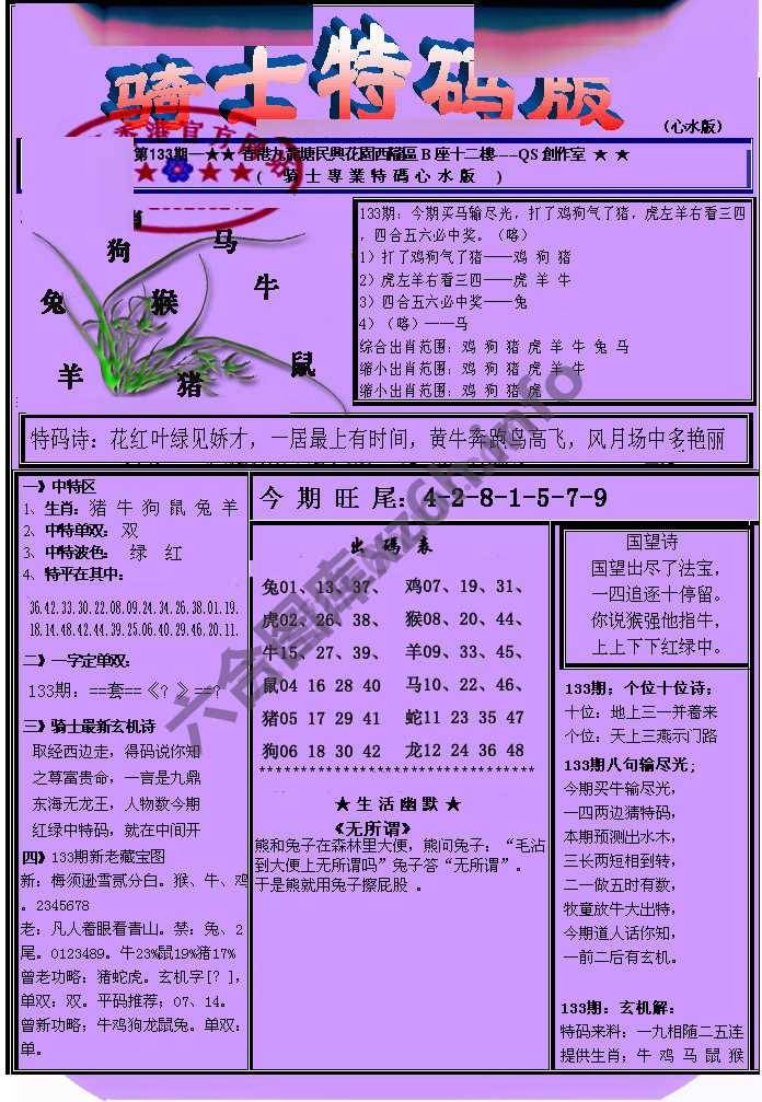 另类骑士特码版