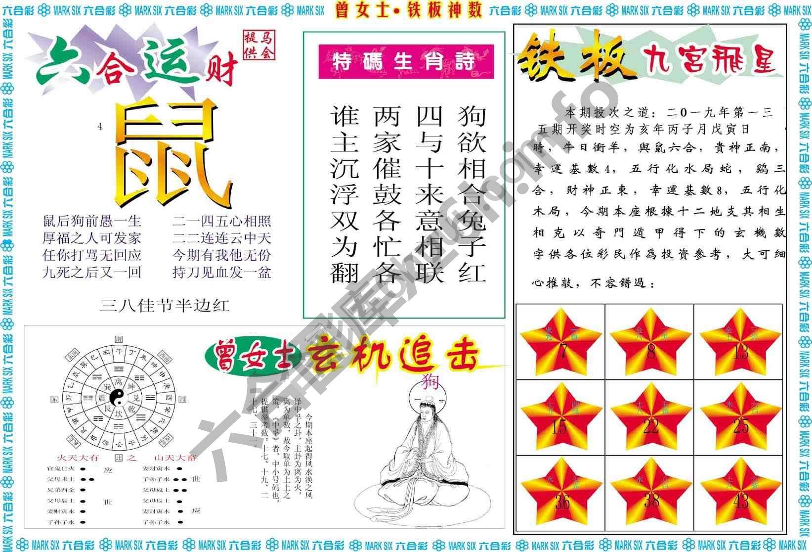 曾女士铁板神数