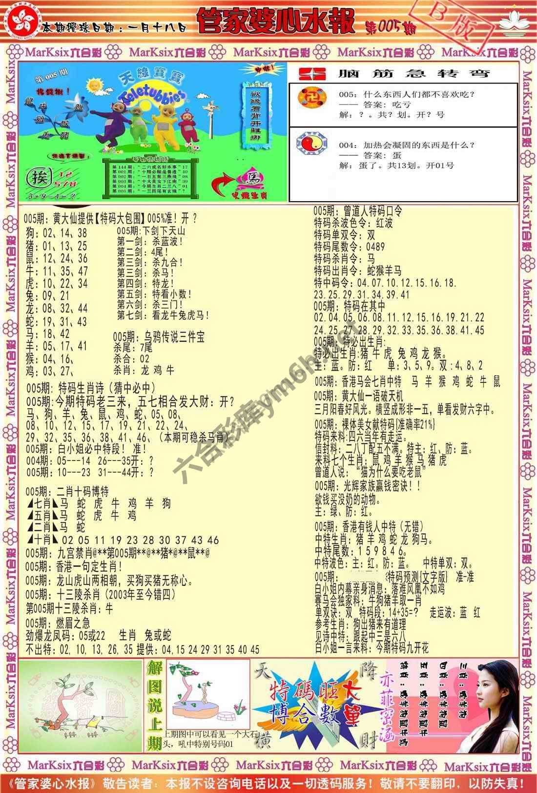 管家婆心水报