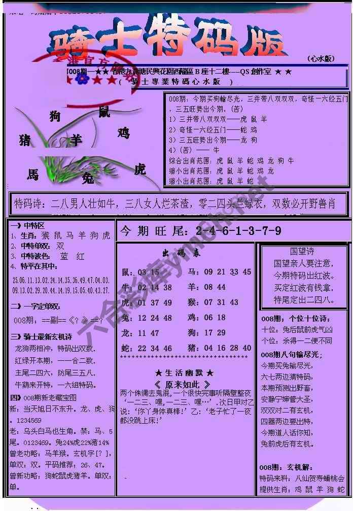 另类骑士特码版