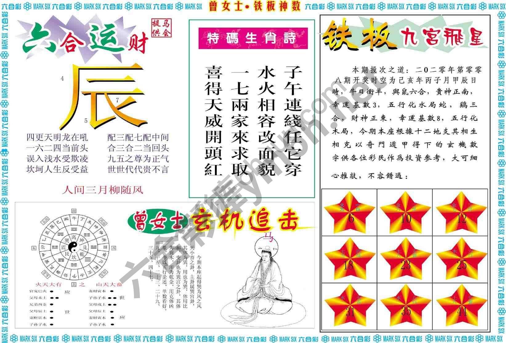 曾女士铁板神数