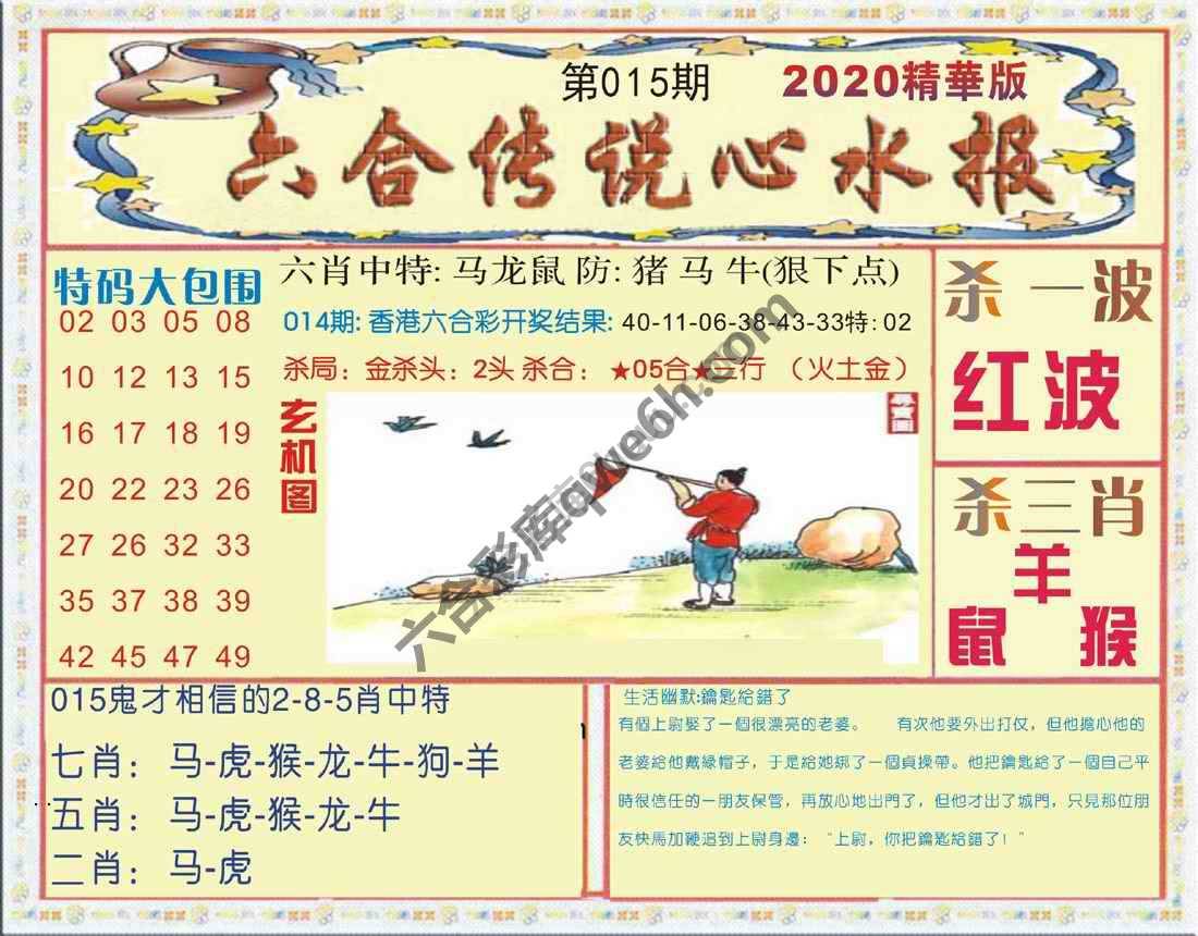 六合传说心水报