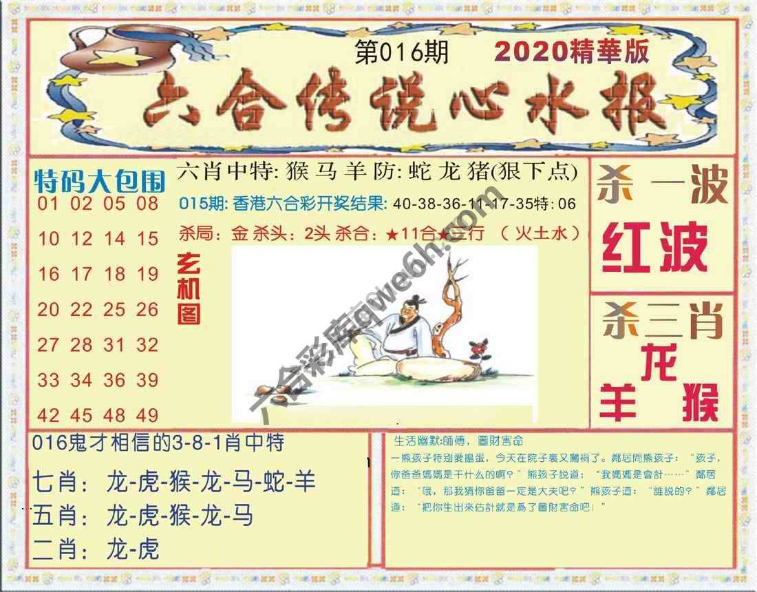 六合传说心水报