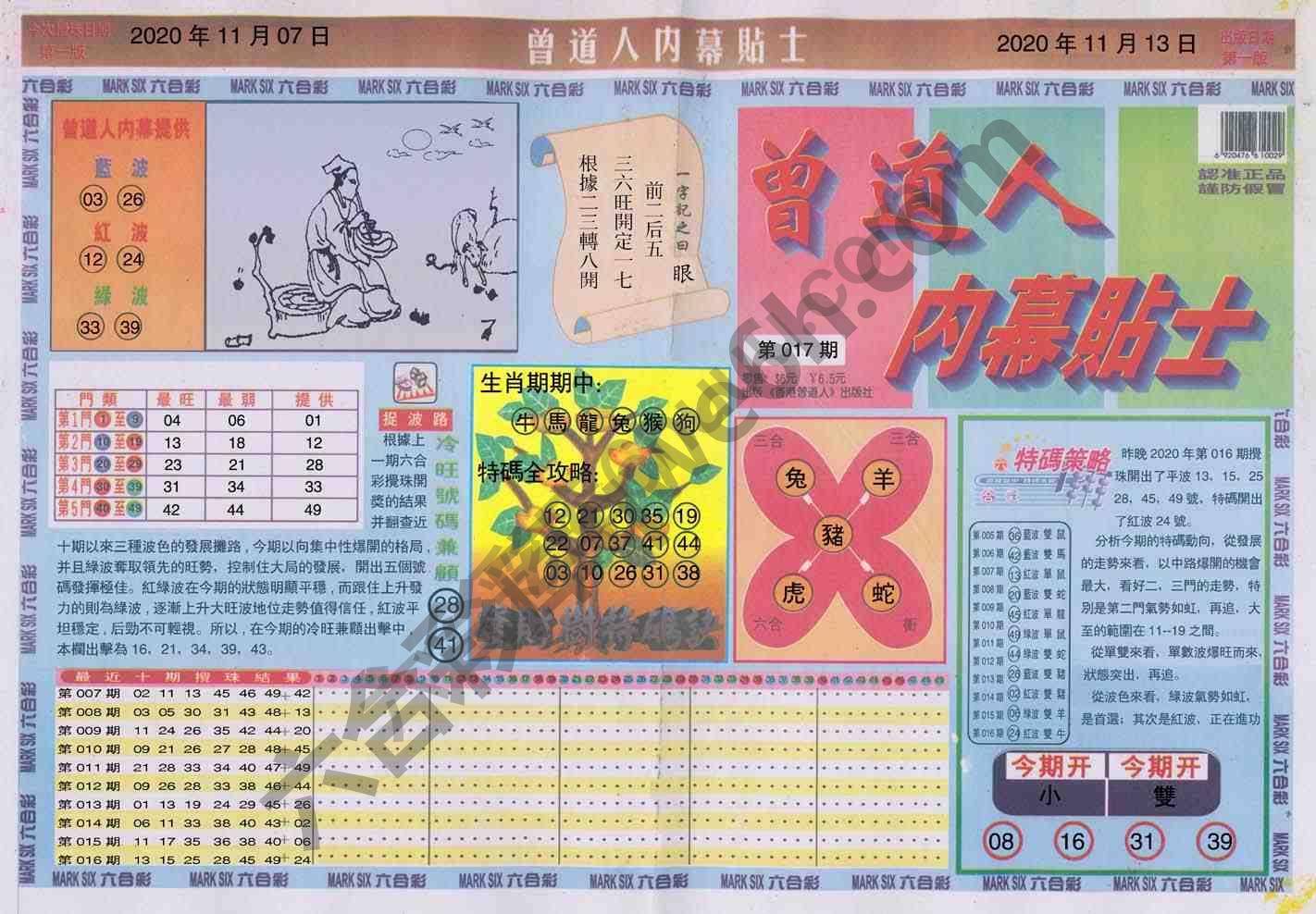 曾道人内幕贴士