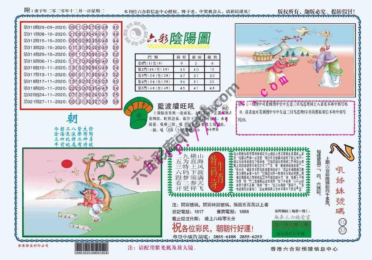 六彩阴阳图