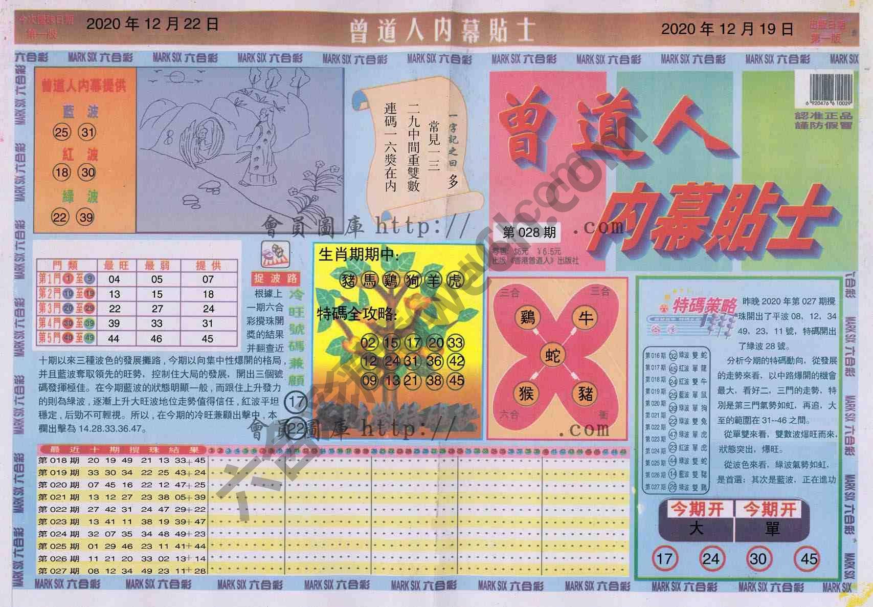 曾道人内幕贴士