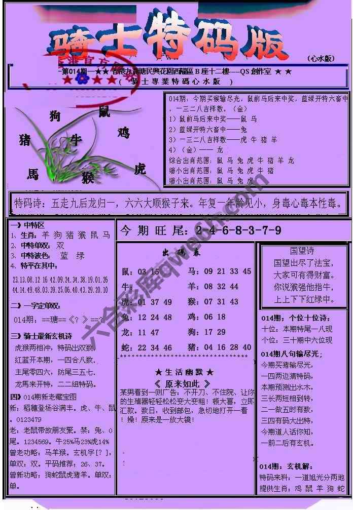 另类骑士特码版