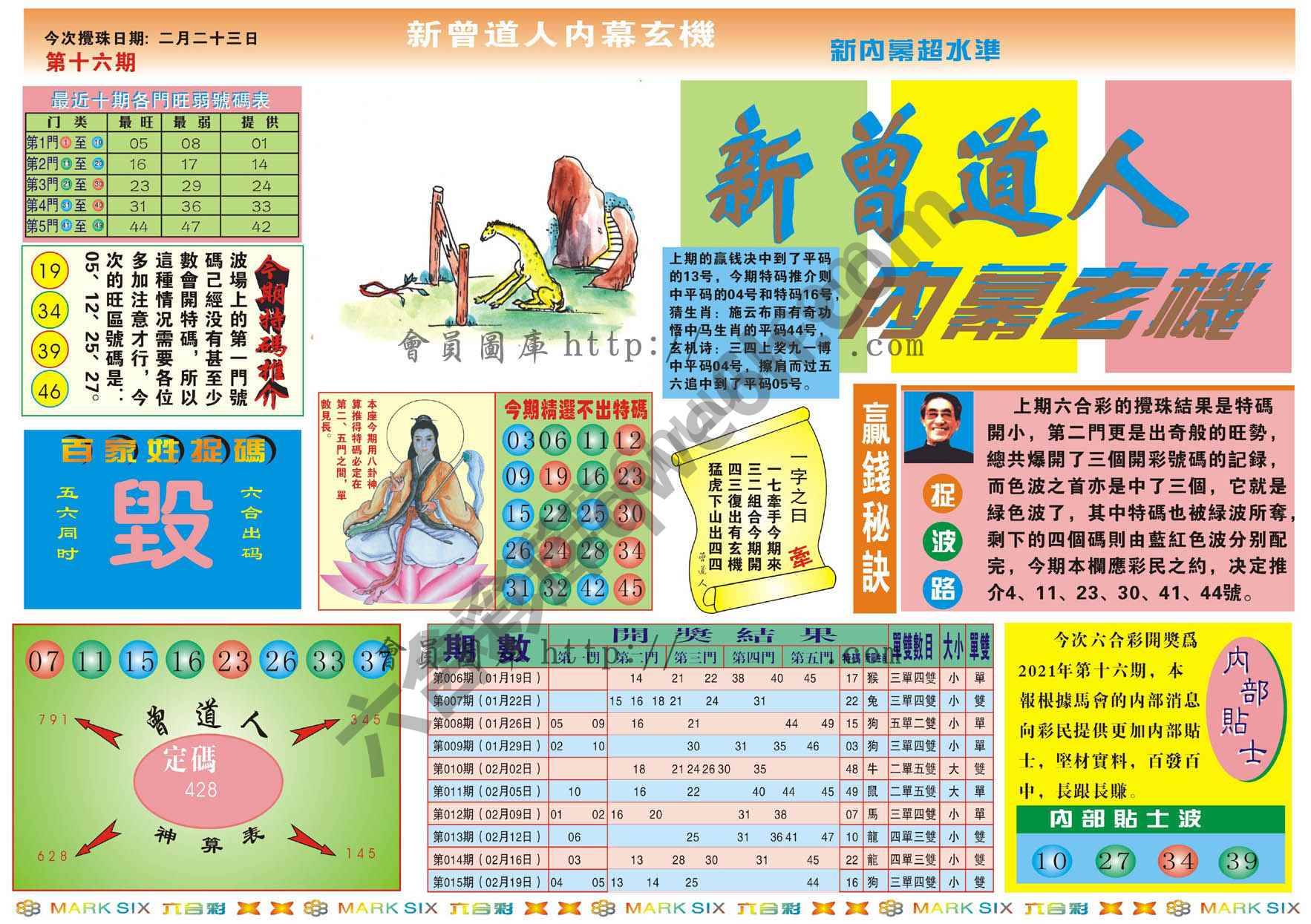 新曾道人内幕玄机