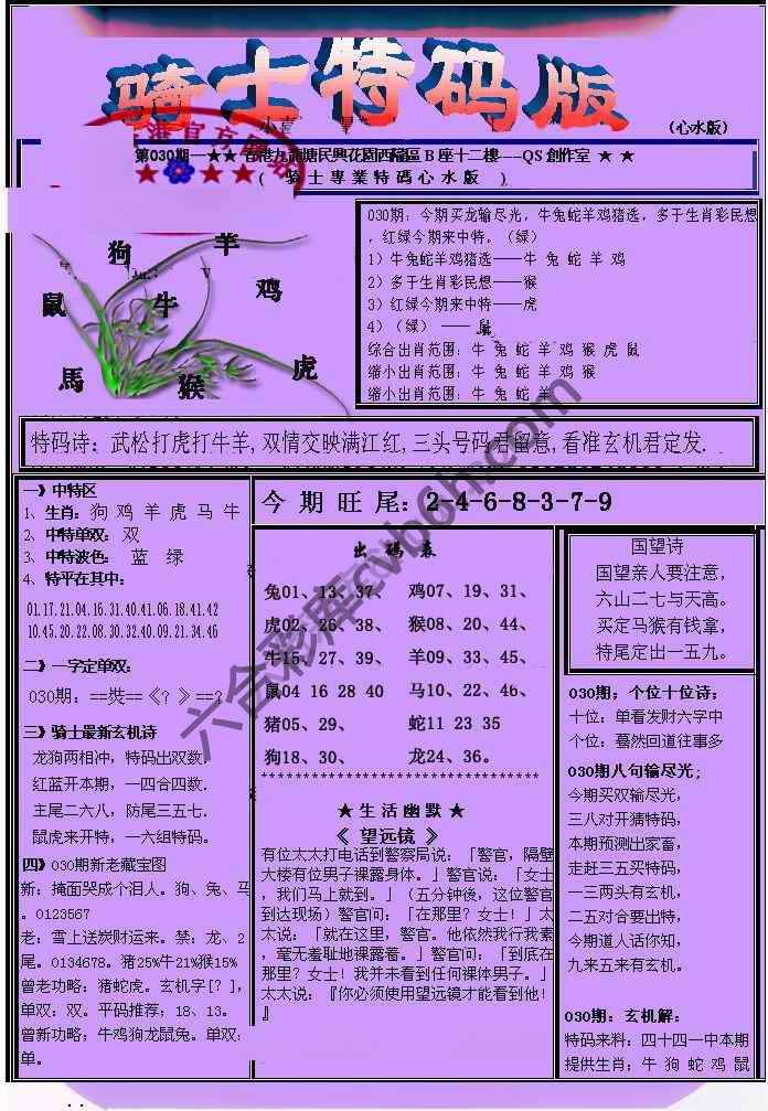 另类骑士特码版