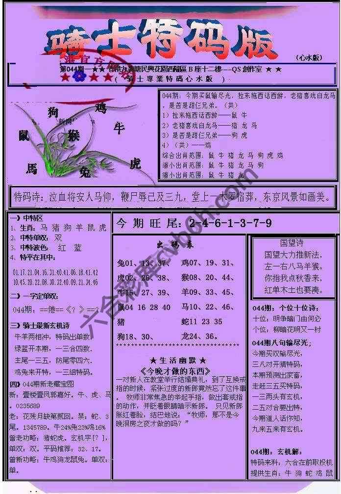 另类骑士特码版