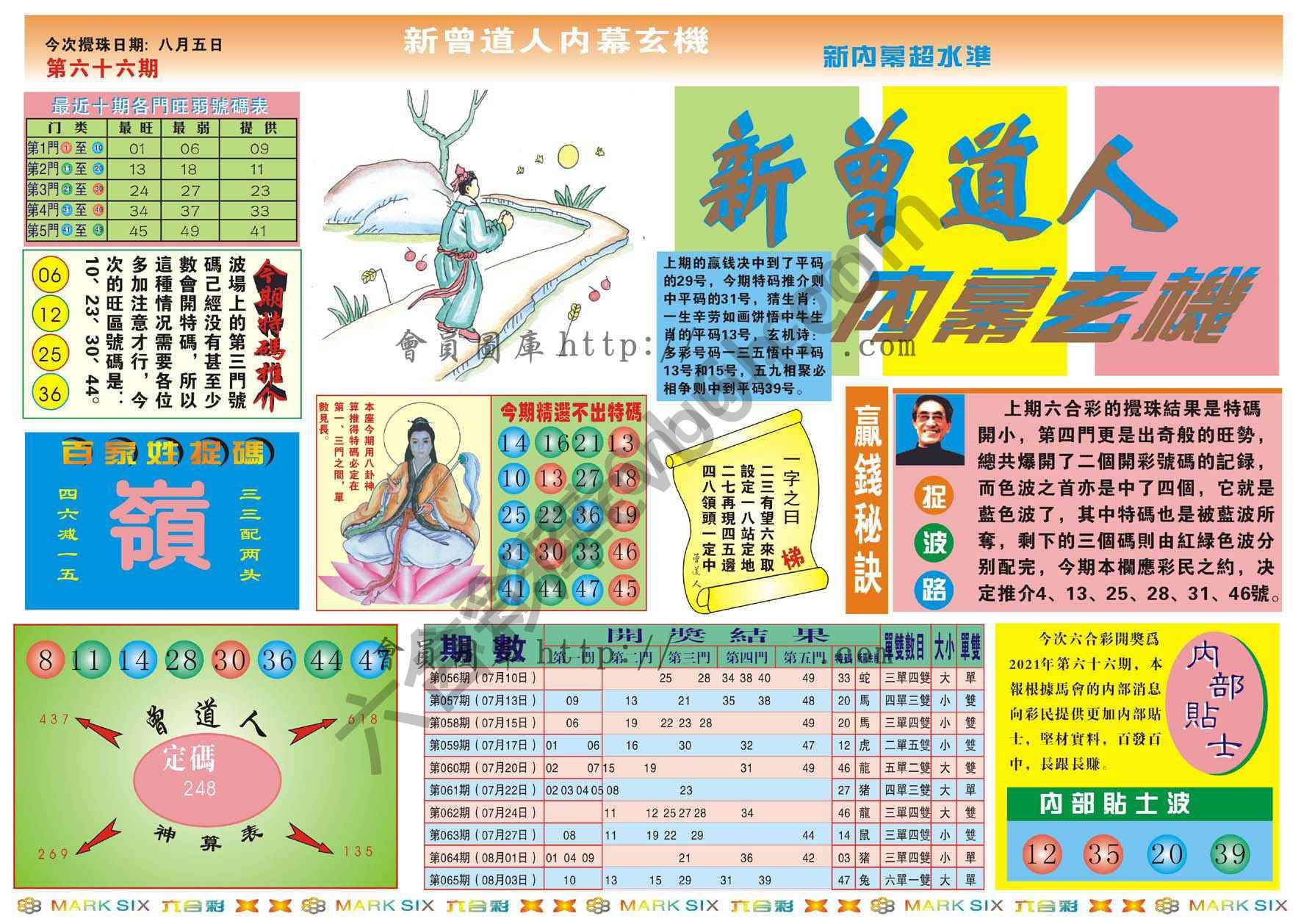 新曾道人内幕玄机