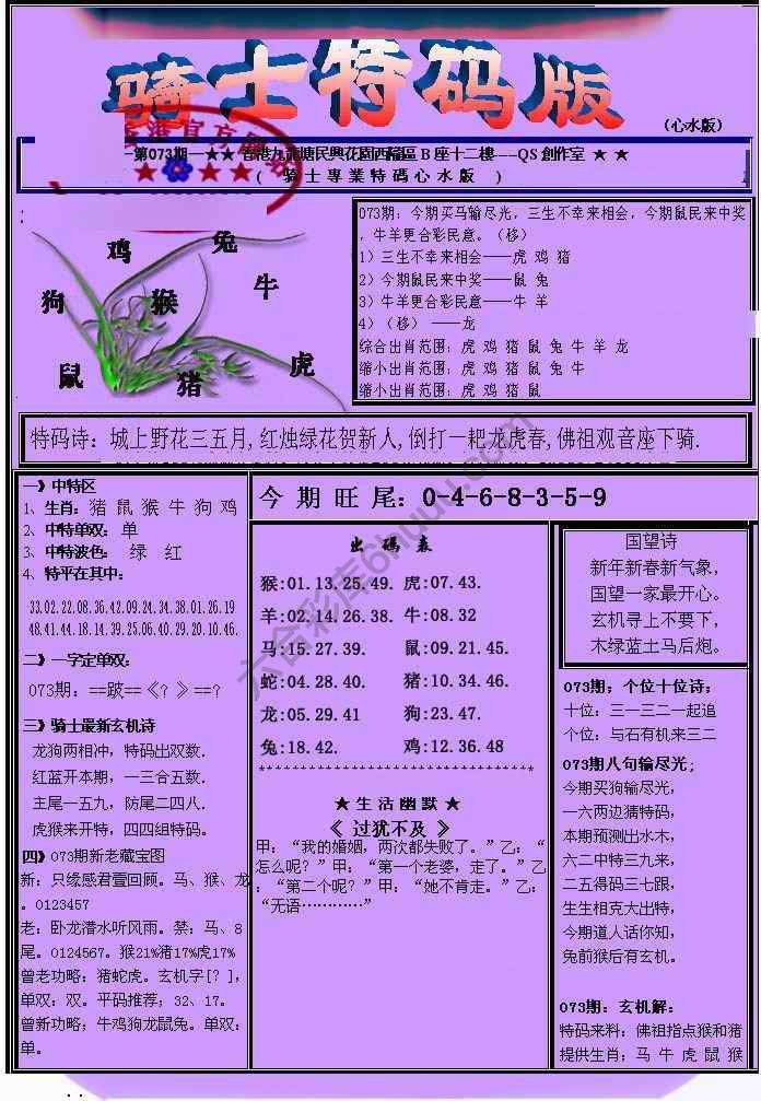 另类骑士特码版