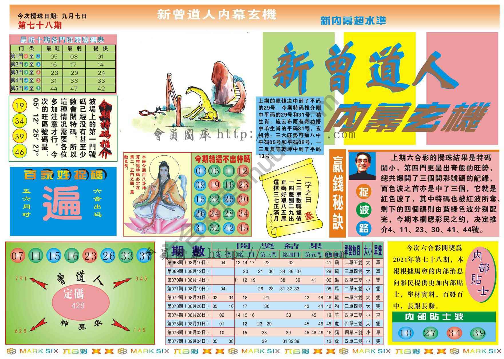 新曾道人内幕玄机