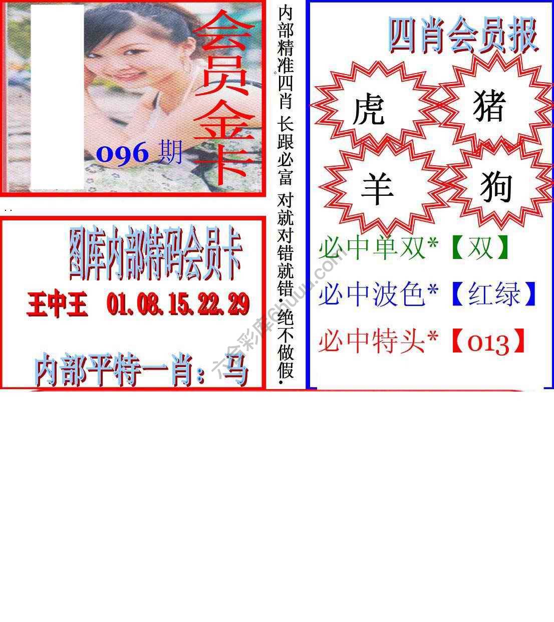 马经四肖会员报