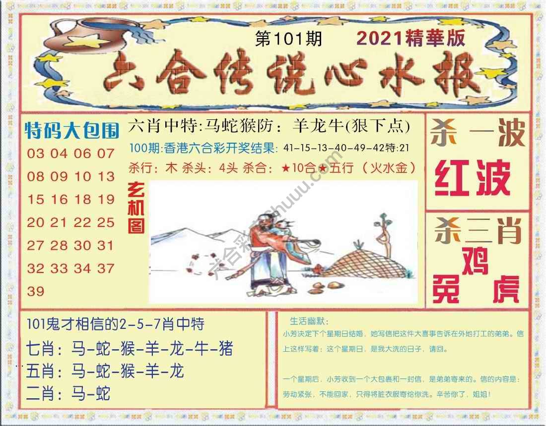 六合传说心水报