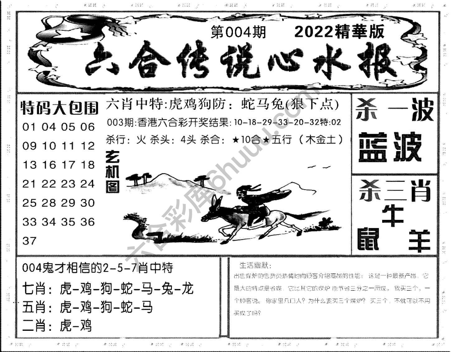 六合传说心水报