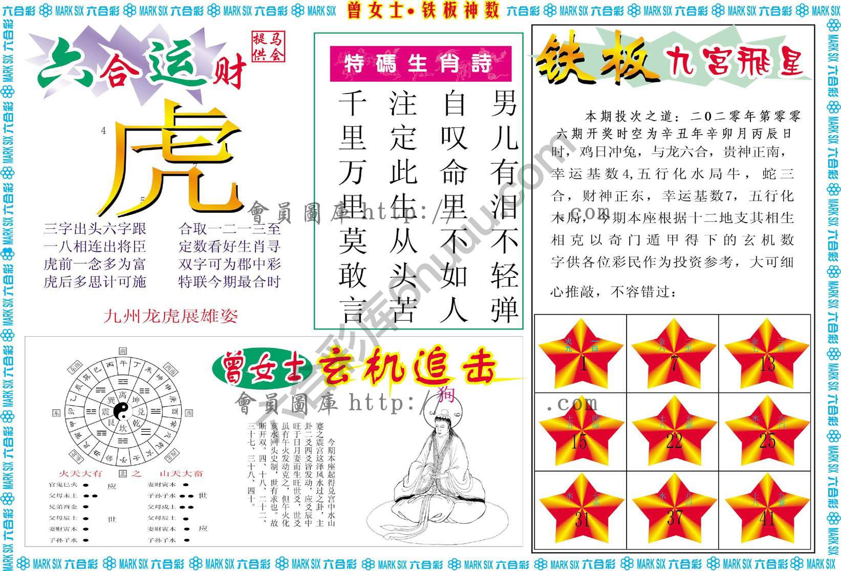 曾女士铁板神数