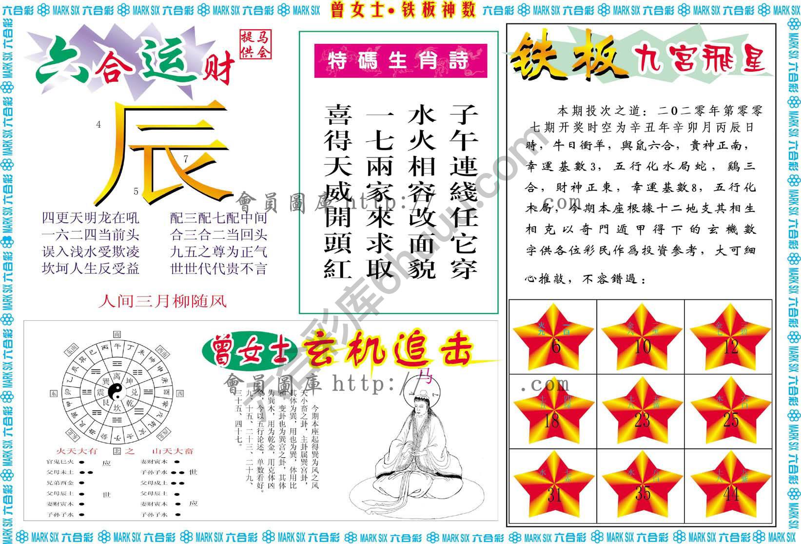 曾女士铁板神数