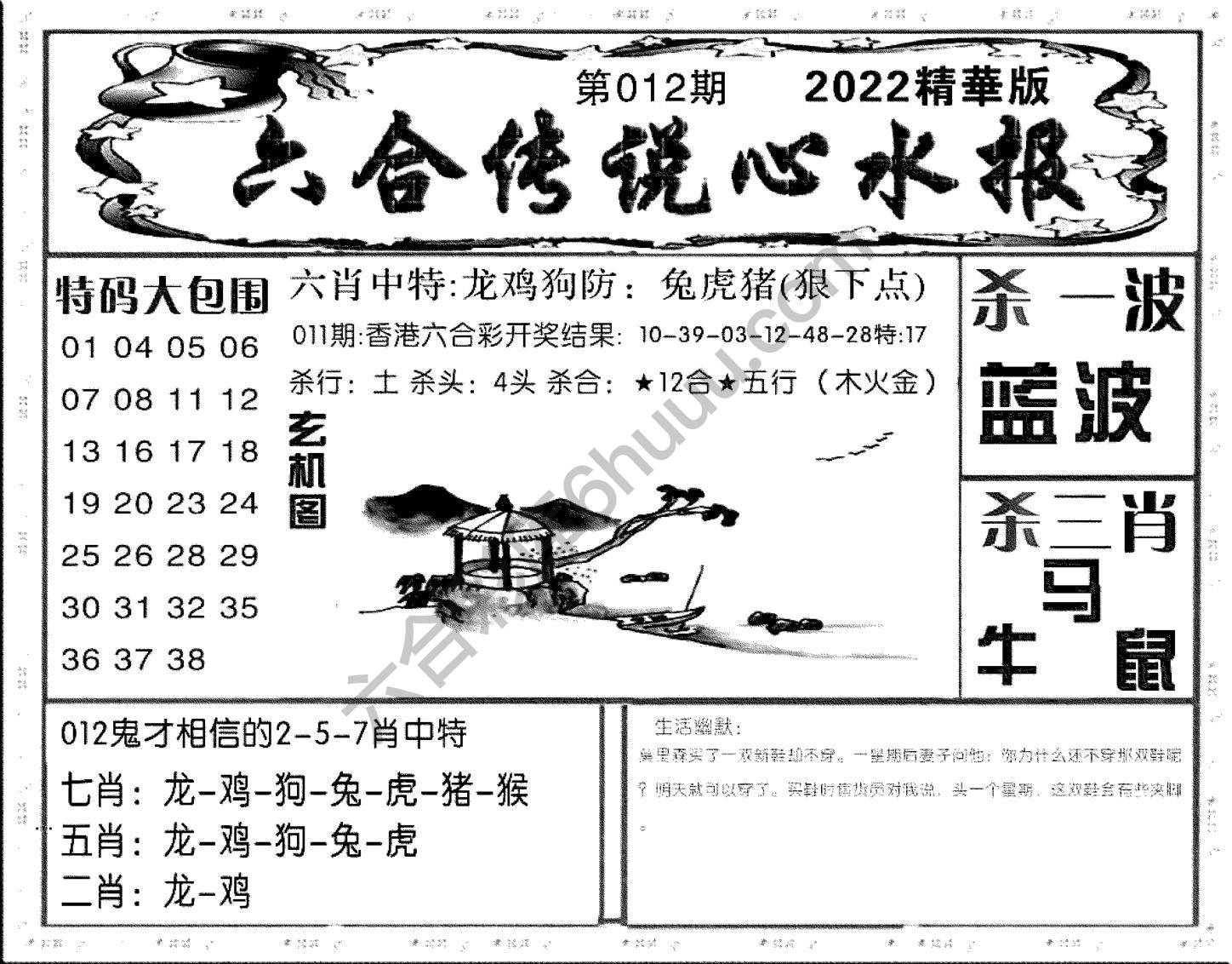 六合传说心水报