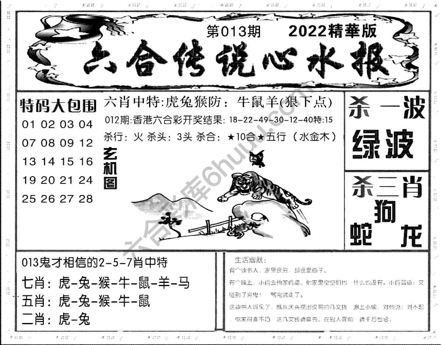 六合传说心水报