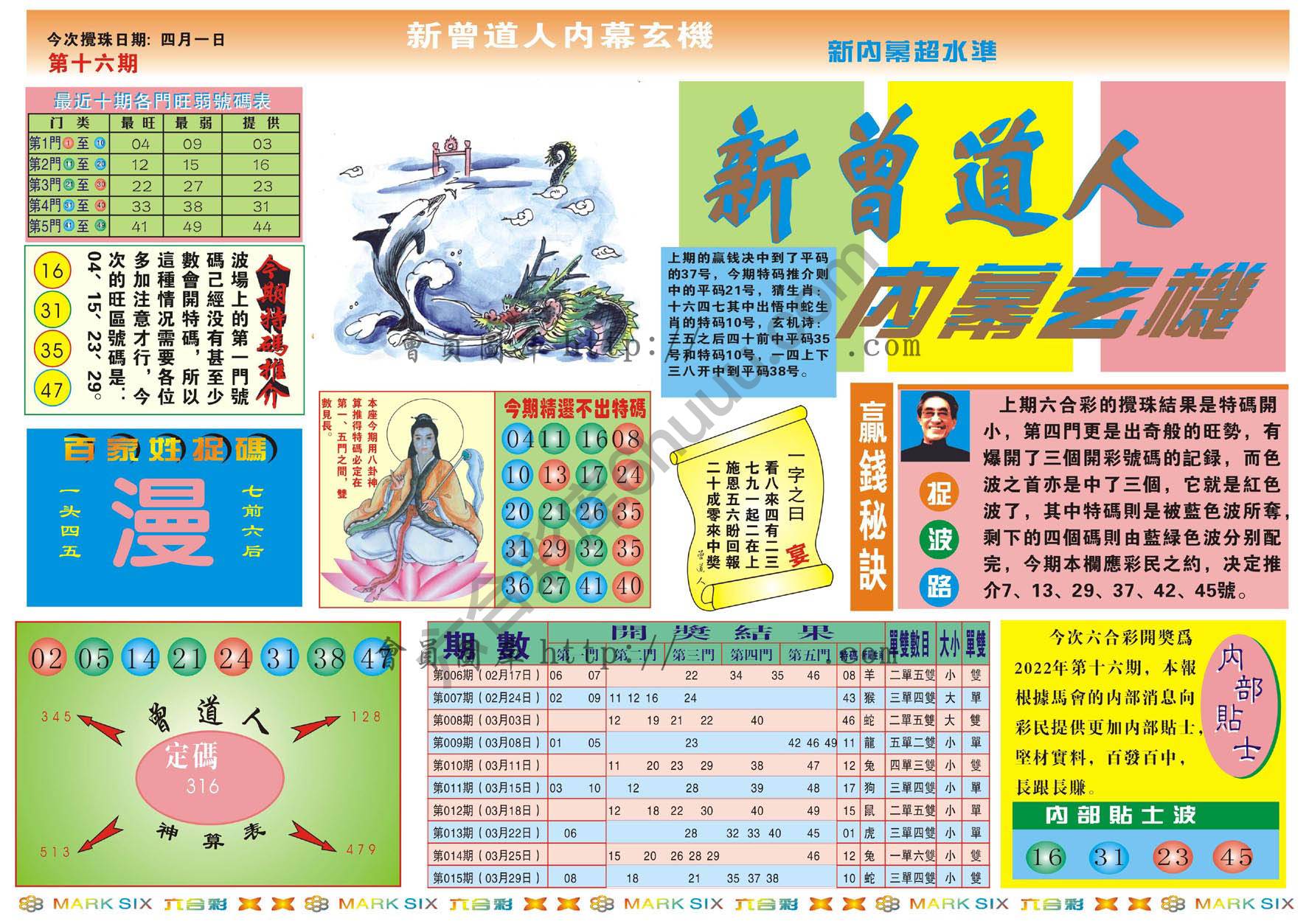 新曾道人内幕玄机