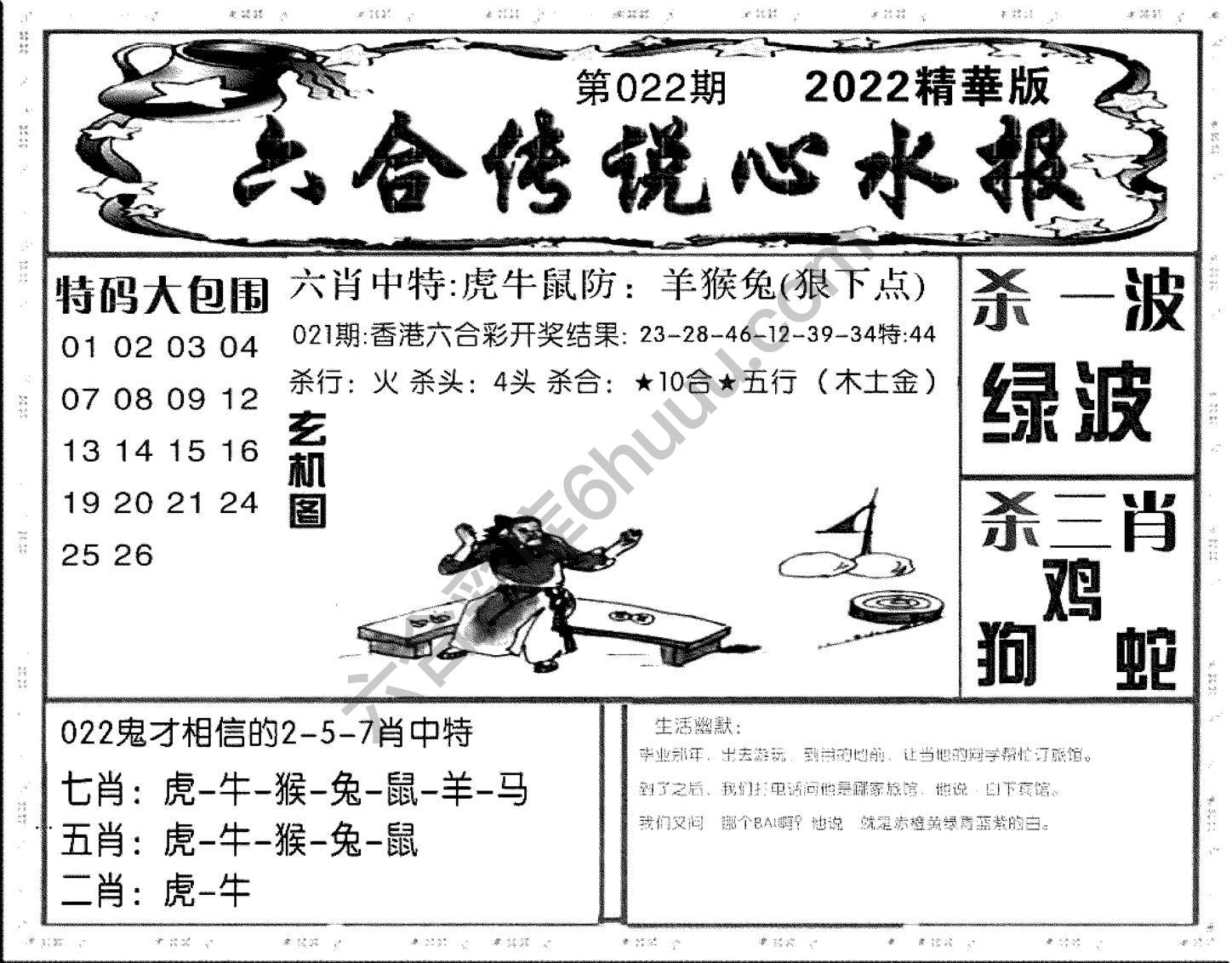 六合传说心水报