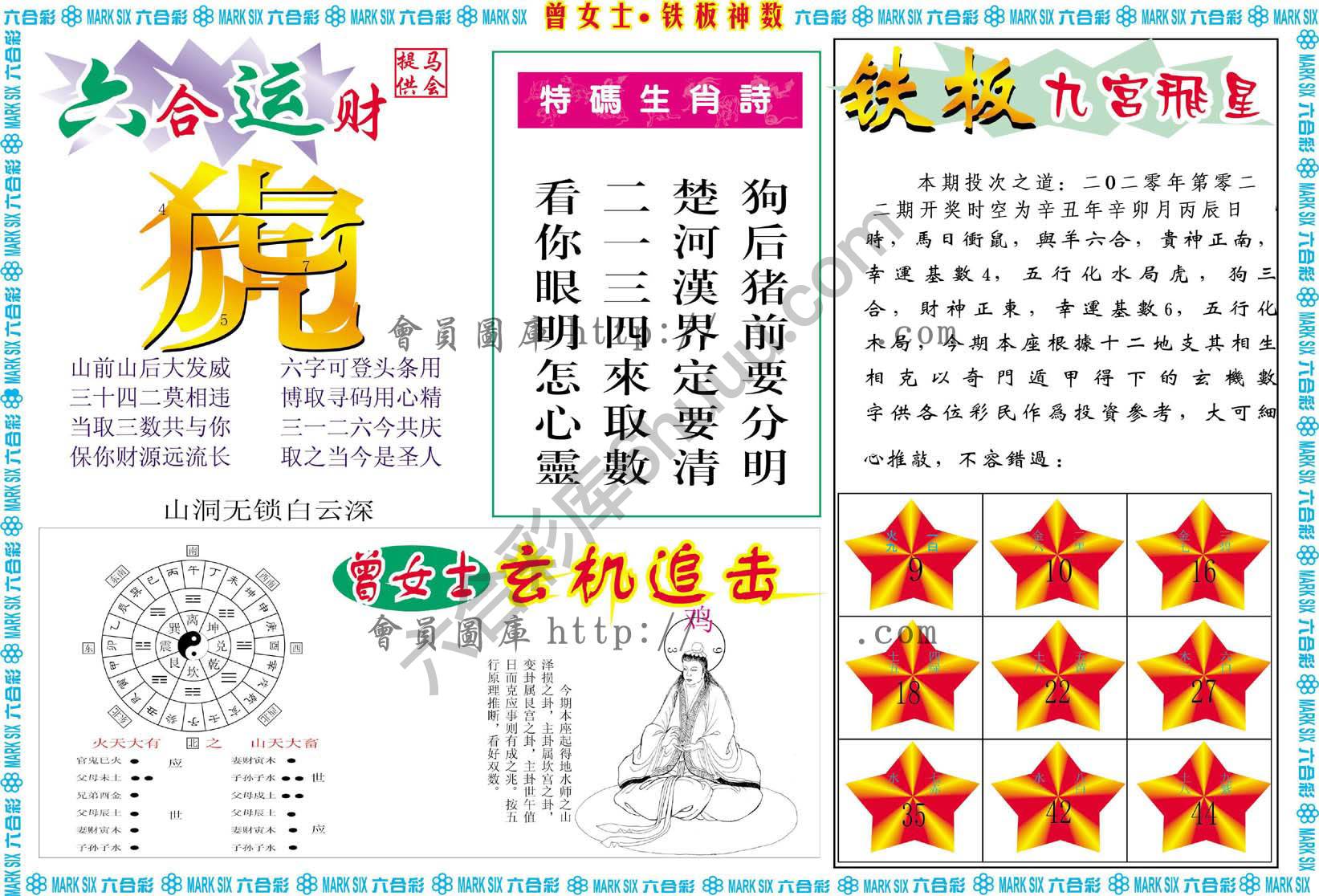 曾女士铁板神数