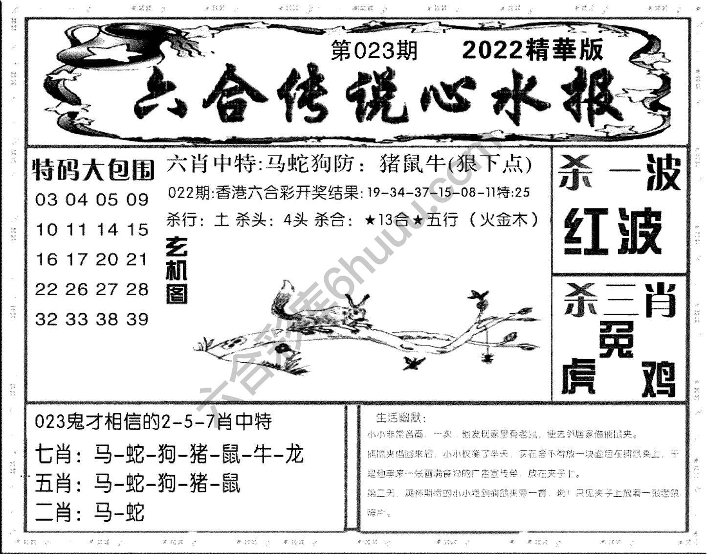 六合传说心水报