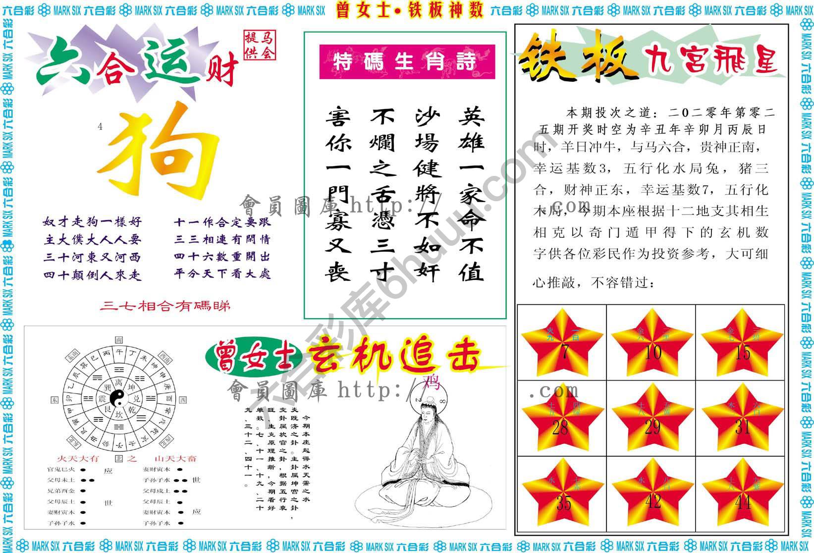 曾女士铁板神数