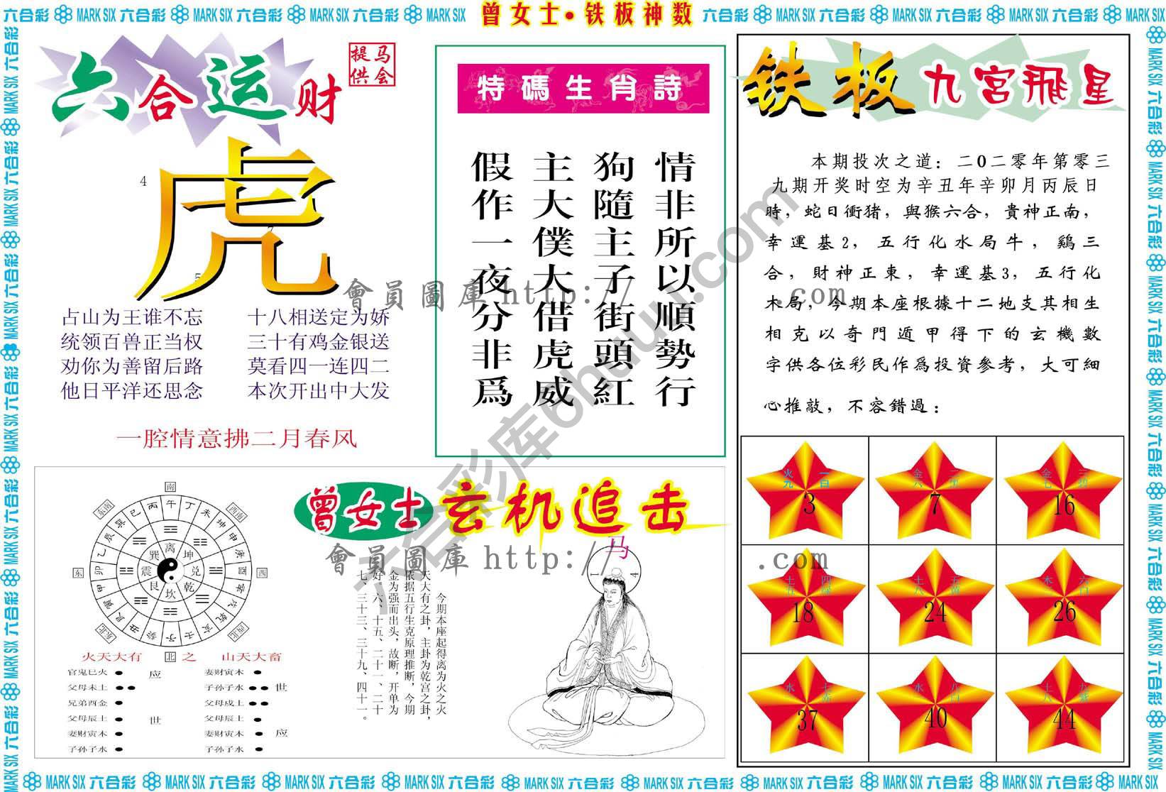 曾女士铁板神数