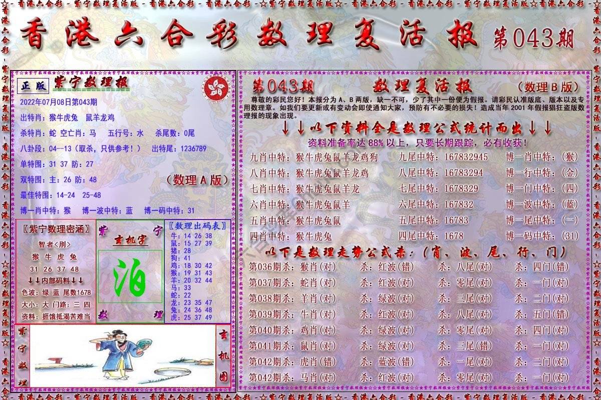 数理复活报