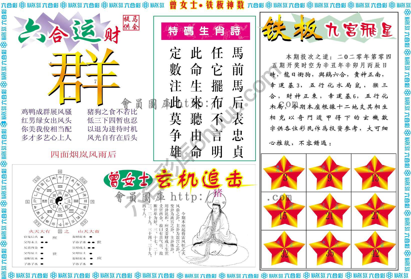 曾女士铁板神数