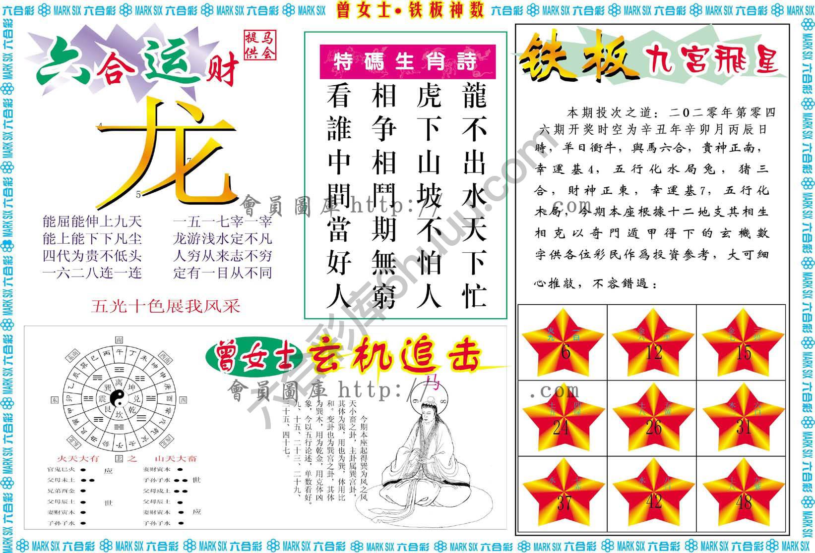 曾女士铁板神数