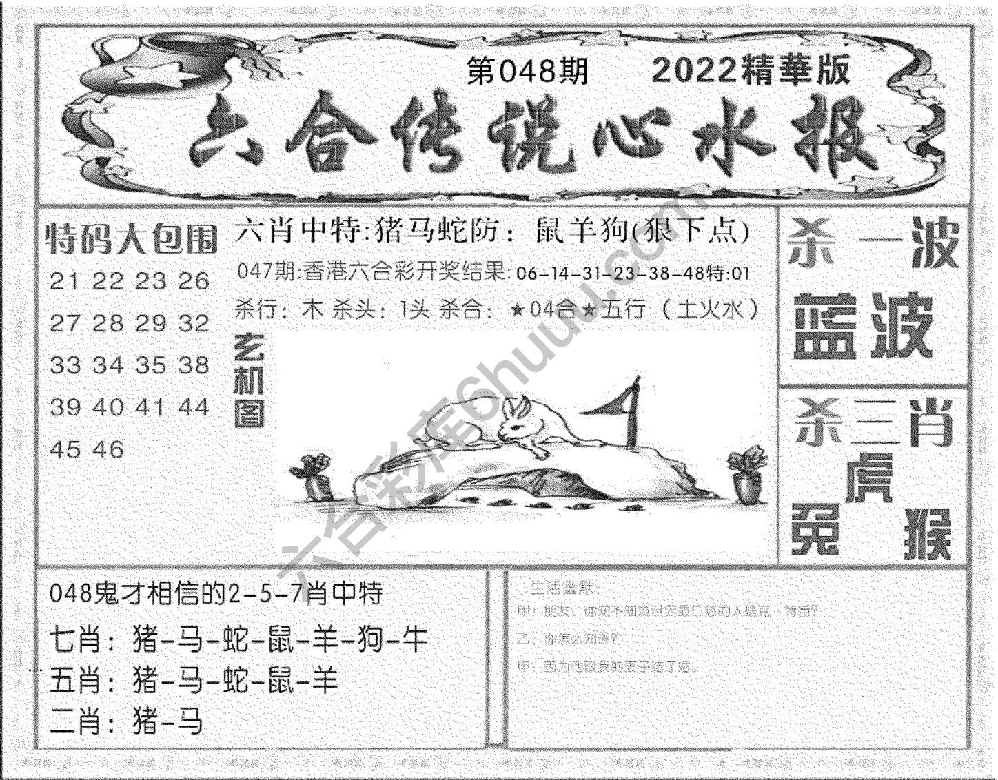 六合传说心水报